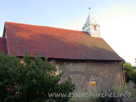 All Saints, Vange Church – And a similar view, before restoration work was commenced.