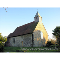 All Saints, Vange Church – Exterior 9: The church, as it is today, from the Northwest.