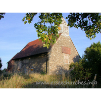 All Saints, Vange Church – Exterior 10: And a similar view, before work was started.