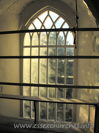 All Saints, Vange Church – The West window, as seen from the West gallery.
