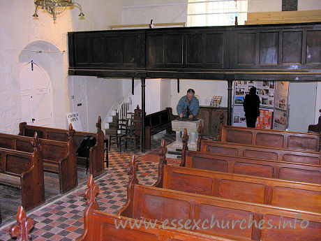 All Saints, Vange Church – The view from the pulpit.