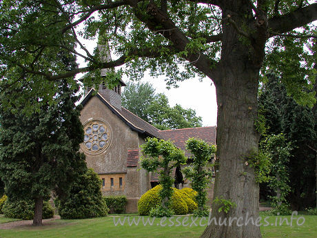 St Mary the Less, Great Warley Church – The grounds were certainly well tended. The grass was beautifully mown, and the trees looked ... tidy ... if a little tarted up!