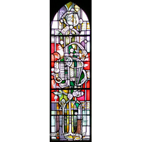 St Mary the Less, Great Warley Church – Stained Glass 3: The writing on this glass reads "1 ... understood by books the number of the years". I'm afraid this means absolutely nothing to me, so if someone could enlighten me please?