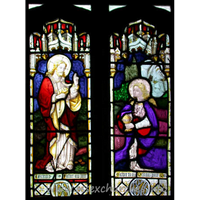 St Andrew, Greensted Church – Stained Glass 1