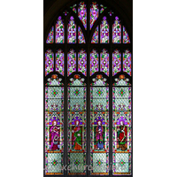 St Mary the Virgin, Saffron Walden Church – Stained Glass 5: East Anglian Saints - Powell.