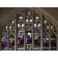 St Mary the Virgin, Saffron Walden Church – Stained Glass 6: North Chapel East Window - Burlison & Grylls, 1904.