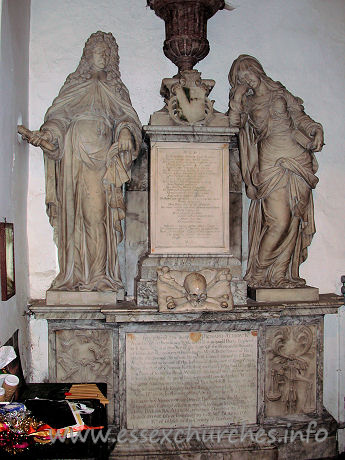 St Peter & St Paul, Dagenham Church – Monument to Sir Richard Alibon - 1688.