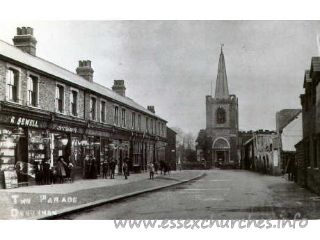 St Peter & St Paul, Dagenham Church – Church Street, Dagenham, c.1905 Postcard by London Borough of Barking and Dagenham Libraries. Notice the spire sitting on top of the tower - not present today!