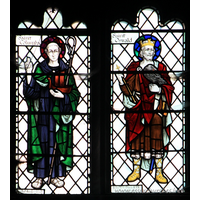 St Mary the Virgin, Prittlewell Church – Stained Glass 18: In glad thanksgiving. John W.G. Davis. R.T.R. 11th November 1944.