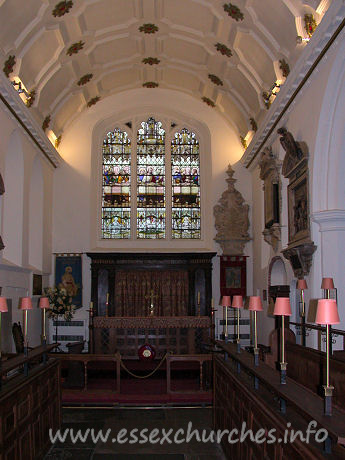St Margaret, Barking Church – The east end of the chancel is the oldest part of this church, shown by it's side lancet windows.