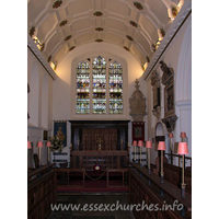 St Margaret, Barking Church – Interior 2: The east end of the chancel is the oldest part of this church, shown by it's side lancet windows.