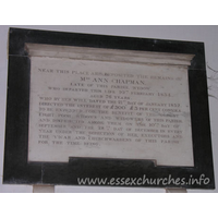 All Saints, Epping Upland Church – Monument 2