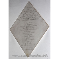 All Saints, Epping Upland Church – Monument 3