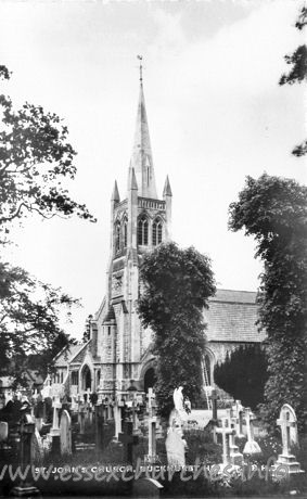 St John, Buckhurst Hill Church – Postcard by Cranley Commercial Calendars, Ilford, Essex.