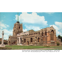 St Mary, St Peter & St Cedd, Chelmsford Cathedral – Postcard 1: A Salmon Cameracolour POST CARD Copyright J.SALMON LTD, Sevenoaks