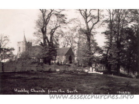 St Peter & St Paul, Hockley Church – Postcard by B.P. Co. Ltd.