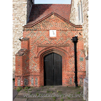 St Clement, Leigh-on-Sea Church – Exterior 2: My parents have a wedding photo taken just outside this lovely Tudor red-brick South porch.