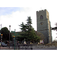 St Clement, Leigh-on-Sea Church – Exterior 4: The tower is around 80ft in height, and is constructed from Kentish ragstone.