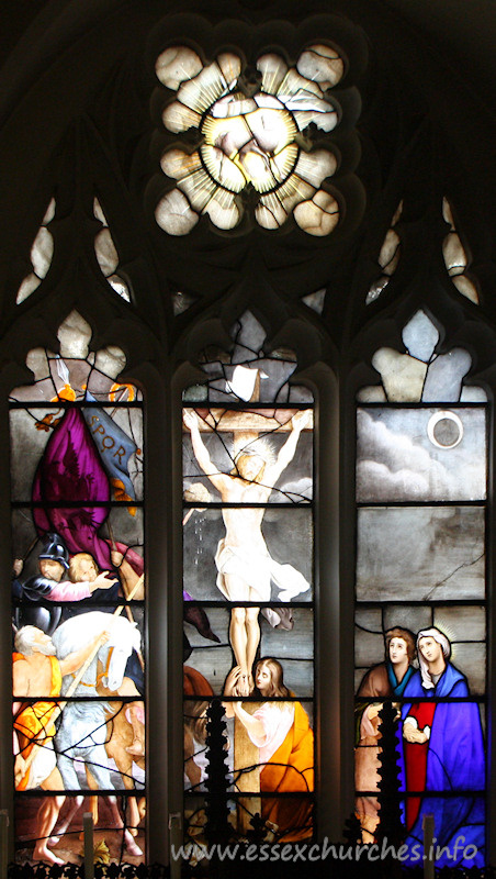 St Clement, Leigh-on-Sea Church – This glass represents The Crucifixion. Unfortunately taken from quite some distance, and through glass, so image quality is not as good as I would have liked.