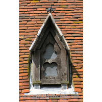 St John the Baptist, Little Maplestead Church – Exterior 8: These small openings in the rotunda are an entirely Victorian addition to the facade.