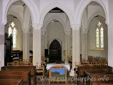 St John the Baptist, Little Maplestead Church – The rotunda that takes the place of the nave.