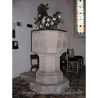 St John the Baptist, Little Maplestead Church – Miscellaneous 1: The font, possibly C11.