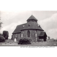St John the Baptist, Little Maplestead Church – Postcard 1: Postcard by Cranley Commercial Calendars, Ilford, Essex.