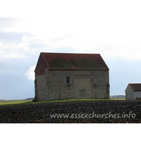 St Peter-on-the-Wall, Bradwell-juxta-Mare Church – Exterior 12: The N side of the chapel, from the entrance to the Othona community.