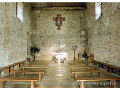 St Peter-on-the-Wall, Bradwell-juxta-Mare Church – Postcard Copyright - St Peter's Chapel Commitee Photo by Mick Ball L.R.P.S.