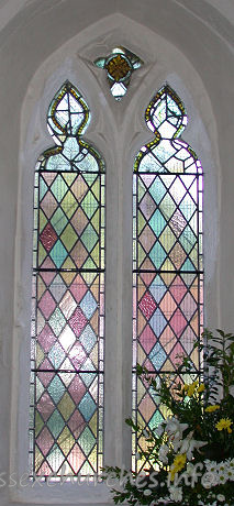 St Mary the Virgin, North Shoebury Church – This Y-traceried and cusped window is from around 1300.
