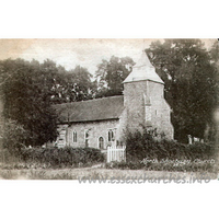 St Mary the Virgin, North Shoebury Church – Postcard 1: Postcard - Published by H.J. Adey, Shoeburyness