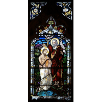St Andrew, Rochford Church – Stained Glass 5: Ecce agnus dei === The Lamb of God.