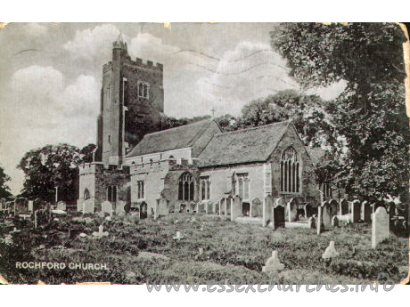 St Andrew, Rochford Church – Postcard - Summerfield's Series, Prittlewell