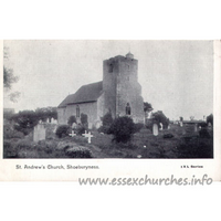 St Andrew, South Shoebury Church – Postcard 1: Postcard - The IXL Series