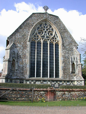 St Mary the Virgin, Tilty Church – This church is the last remaining part of the great Cistercian Abbey, founded at Tilty in 1153. The church itself forms what used to be the 'chapel outside the gates' of the abbey. Nothing else of the former abbey survives, except a fragment of rock, in fields to the North. The nave was built first, around 1220.