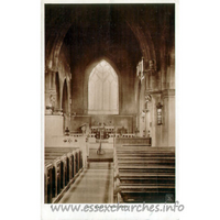 St Mary the Virgin, Wivenhoe Church – Postcard 2: Published by L. Slaughter, High Street, Wivenhoe.