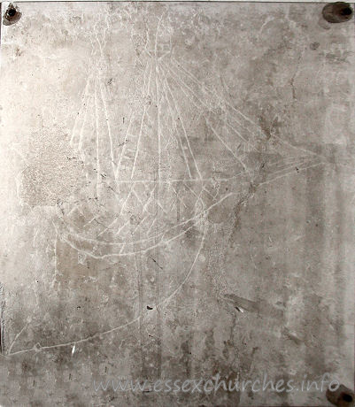 St Helen & St Giles, Rainham Church – A cog, or two masted sailing boat. The church has opened a cafe across the road, named after this graffito. It is called "The Ship".