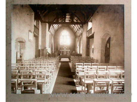 All Saints, East Horndon Church – Not a postcard, but a shot of an original image within the church itself.