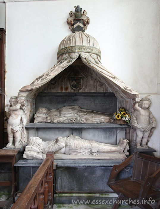 St Peter, Little Warley Church – Monument to Sir Denner Strutt and his wife, 1641.