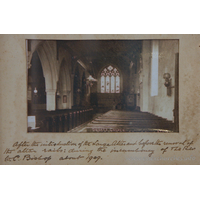 St Giles & All Saints, Orsett Church – Postcard 4: From a picture displayed within the church.