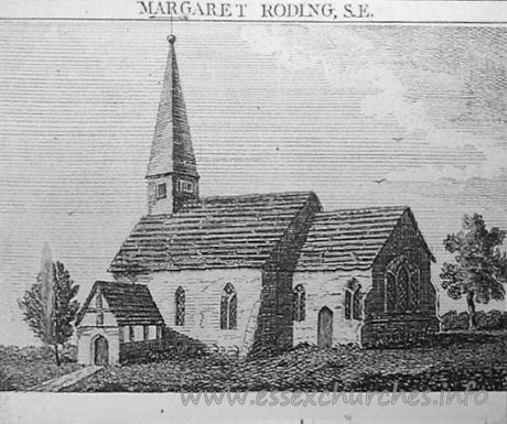 St Margaret, Margaret Roding Church – Supplied by Linda Lees. From a photo displayed in the church.