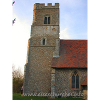 St Botolph, Beauchamp Roding Church – Exterior 5: More problems with the stonework fixed and rendered.