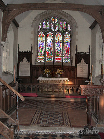 St Botolph, Beauchamp Roding Church – The chancel itself, feeling and looking very complete, with all parts in perfect compliment to one another.