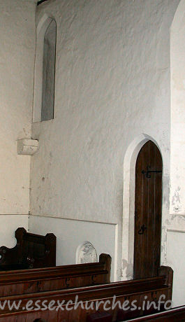 St Botolph, Beauchamp Roding Church – With all the other restrictions imposed by the EC, and the Labour Nanny State, I'm surprised that churches have not been forced to cover up these rood stair access doors with wire meshing or something. I'm glad they haven't.