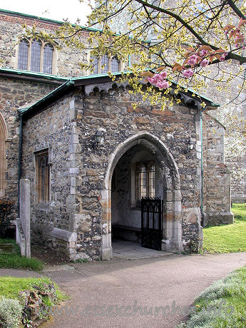 St Andrew, Hornchurch Church – The N porch.