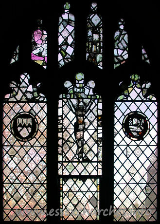 St Andrew, Hornchurch Church – Glass from the S aisle.