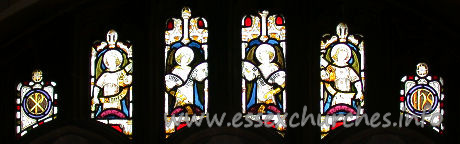 St Andrew, Hornchurch Church – Glass from the S aisle.