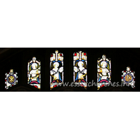 St Andrew, Hornchurch Church – Stained Glass 7: Glass from the S aisle.