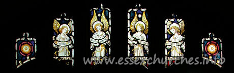 St Andrew, Hornchurch Church – Glass from the S aisle.