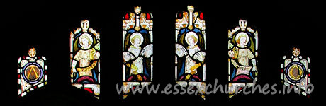 St Andrew, Hornchurch Church – Glass from the S aisle.